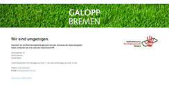 Desktop Screenshot of galopprennbahn-bremen.de