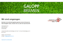 Tablet Screenshot of galopprennbahn-bremen.de